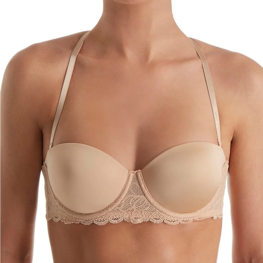 Calvin Klein Seductive Comfort Lift Strapless Bra - Nude - Picture 3 of 6